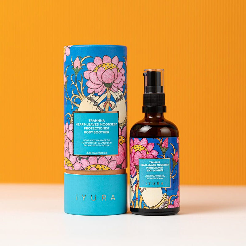 'Calm and Soothe' Ayurvedic Bestseller Essentials Bundle - With a soothing body oil, around-the-eye skin firming moisturizer, and an age-defying face cream