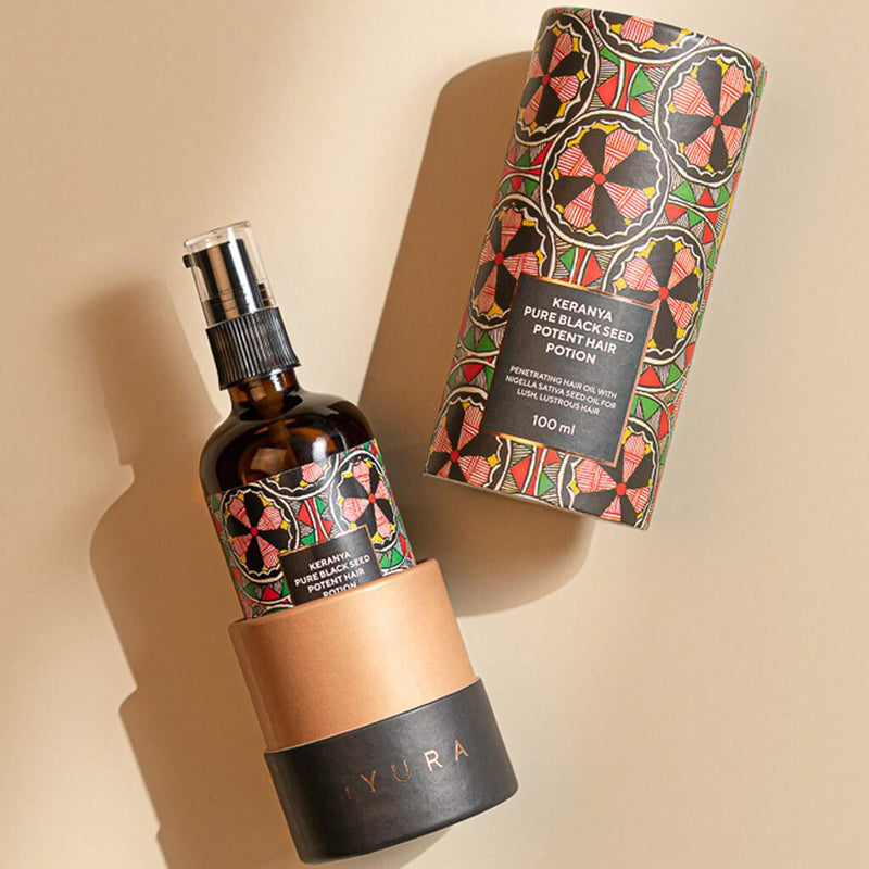 Keranya Pure Black Seed Potent Hair Potion - Pack of 2