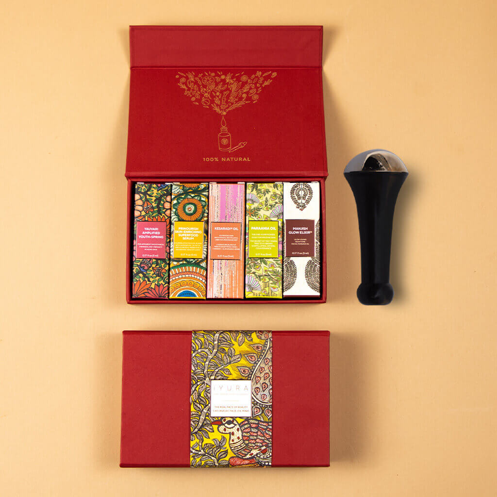 iYURA Mini Face Oil Kit - 5 bestselling oils for radiant skin