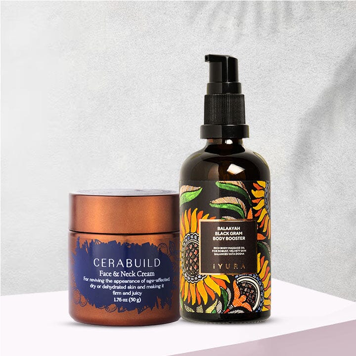 AyuRadiance Duo: The Best Bundle to get Radiant Skin - Works beautifully on Dry, Mature, Rough & Aging Skin Beauty set Holisco