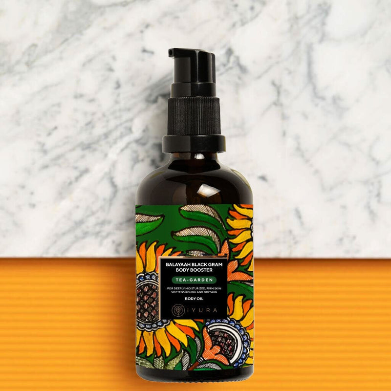 Balaayah Black Gram Body Booster Tea-Garden Blend Body Oil iYURA