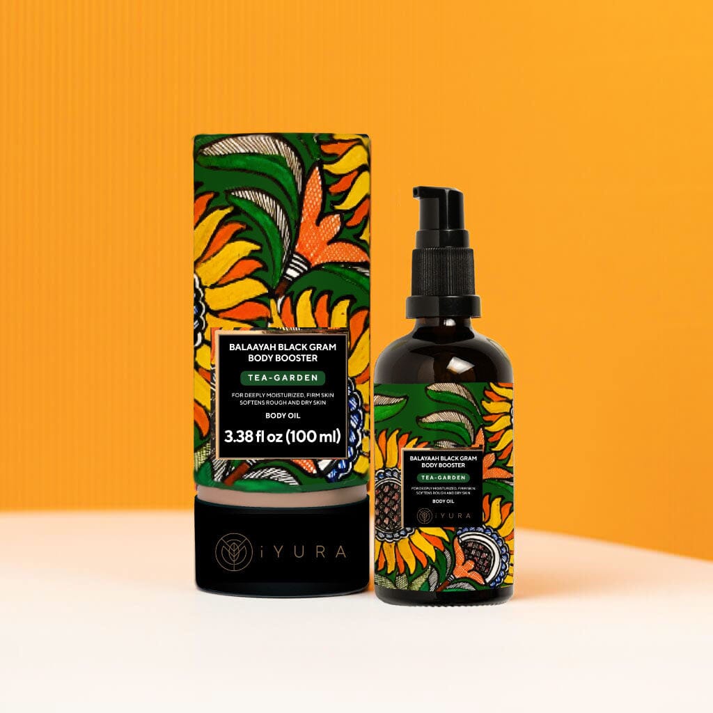 Balaayah Black Gram Body Booster Tea-Garden Blend Body Oil iYURA