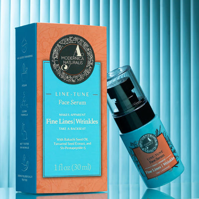 Line-Tune Face Serum – Reduces the Appearance of Fine Lines & Wrinkles – Hydrating Formula with Tamarind, Bakuchi, Arjuna, Guduchi & Peptides – Best Face Serum for Aging Skin with Fine Lines & Wrinkles – With Clinically Tested Ingredient Combinations