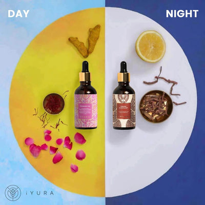 Perfect Day & Night Set of Ayurvedic face oils