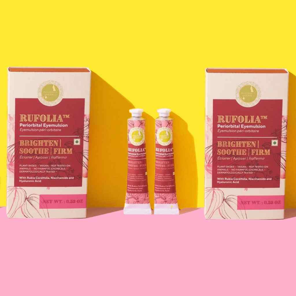 Rufolia Periorbital eyemulsion with Ayurvedic 3-C Technique