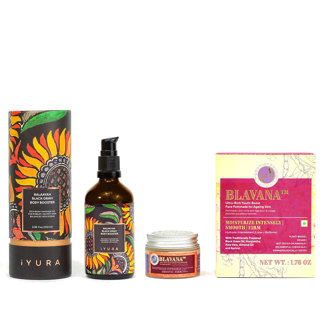 Black Gram Skincare Set for Face and Body