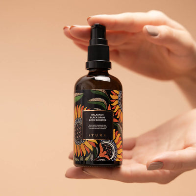 Balaayah Black Gram Body Booster: Ultra-rich body oil with intense moisture