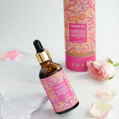 The Beauty Elixir (based on ancient Ayurvedic Scriptures) - Kesaradi Face Oil | Rose Aroma | 1.69 fl oz | 120 Days' Supply. Face oil iYURA