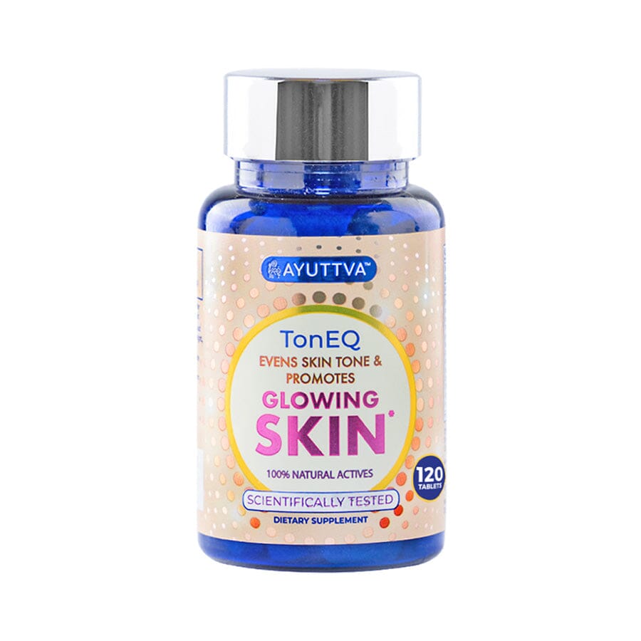 TonEQ - Ayurvedic supplement with Amla, Licorice and other herbs for Even-Toned, Brightened and Healthy looking skin