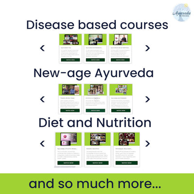 Ayurveda All Access - Yearly Subscription to All Ayurveda Video Courses Educational Course Holisco