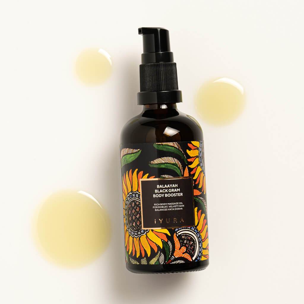 Balaayah Black Gram Body Booster -With the Richness of Black Gram & Himalayan Salt Body Oil iYURA 