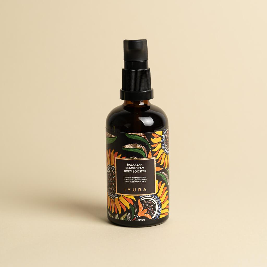 Balaayah Black Gram Body Booster -With the Richness of Black Gram & Himalayan Salt Body Oil iYURA 