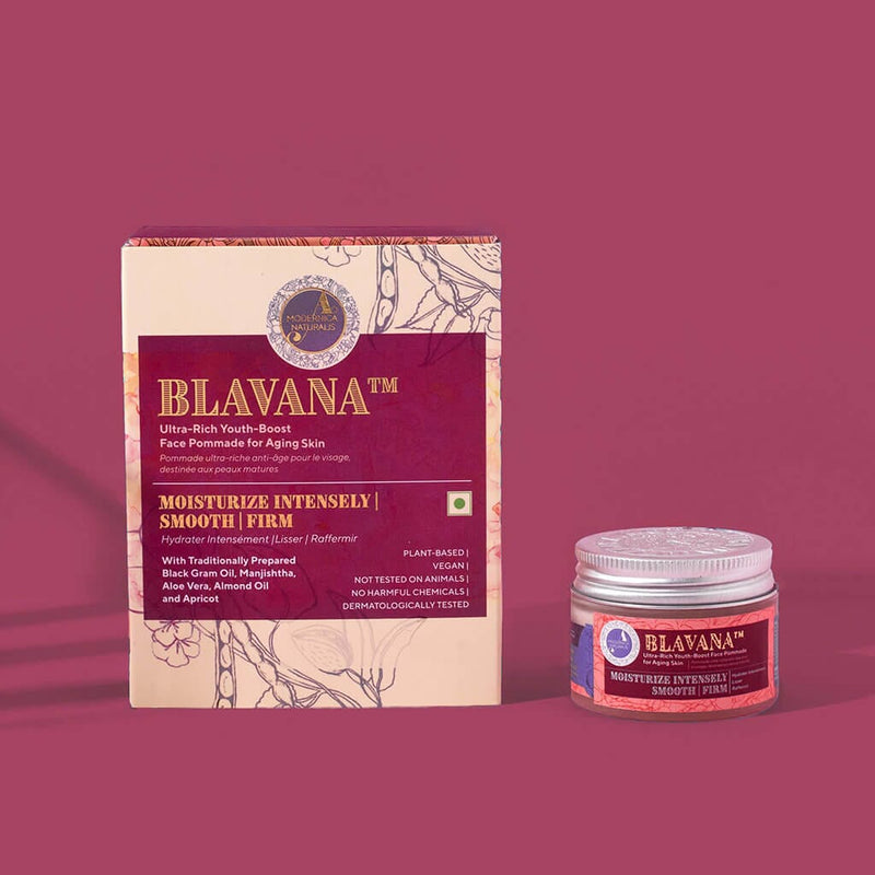 Haven't-Aged-At-All Face Duo - With Blavana Ultra-Rich Youth-Boosting Face Pommade and Yauvari Amplified Youth Spring Holisco 